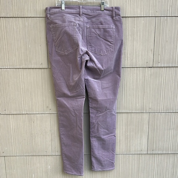 Loft Curvy Skinny Lavender Corduroy Pants Size 8/29 - Picture 6 of 10